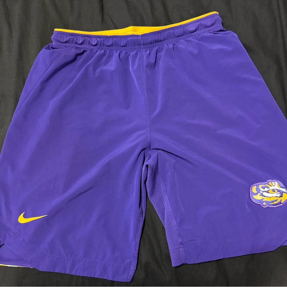 Nike LSU Team Issued Gym Shorts